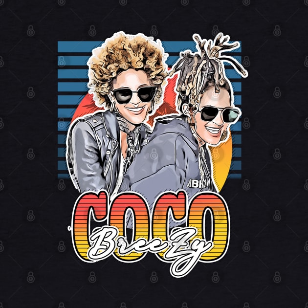 retro style flyer coco & breezy / vintage by Now and Forever